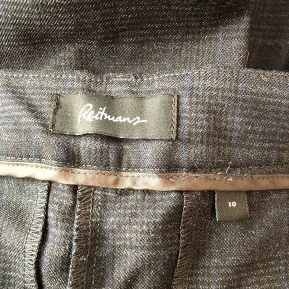 Reitmans Plaid Dress Pants - Size 10 - Picture 6 of 6
